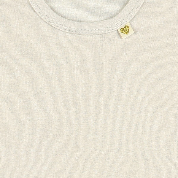 4枚組フライス半袖ロンパース肌着（ハート）