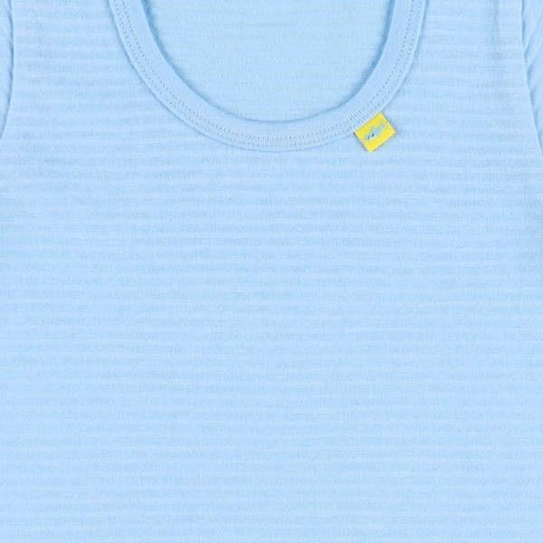 DRYWRAP）3枚組イバンテ半袖ロンパース肌着（サメ・星）