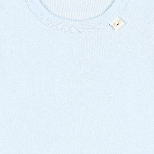 4枚組フライス半袖ロンパース肌着（無地・アニマルピスネーム）