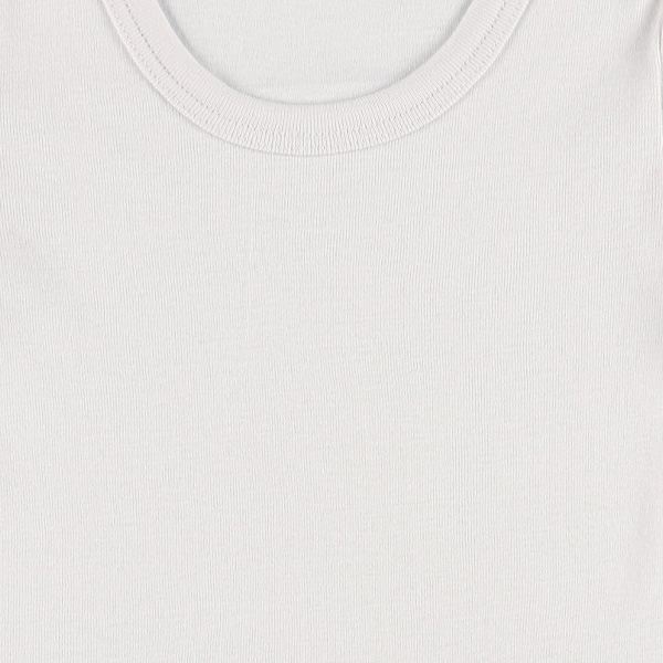 4枚組フライス半袖ロンパース肌着（無地・月星ピスネーム）