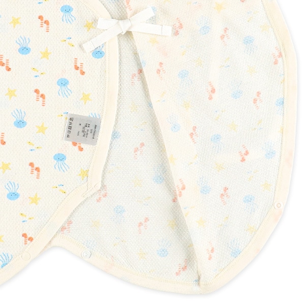 2枚組メッシュコンビ肌着（海の生き物）