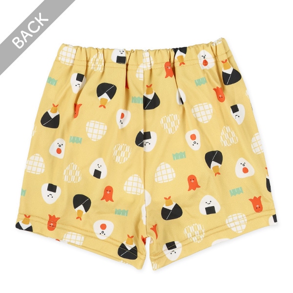 インナーパンツ一体型水遊び用ベビーパンツ（トランクスタイプ・おにぎり）