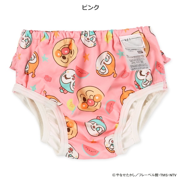 インナーパンツ一体型水遊び用ベビーパンツ（ブルマタイプ・アンパンマン）