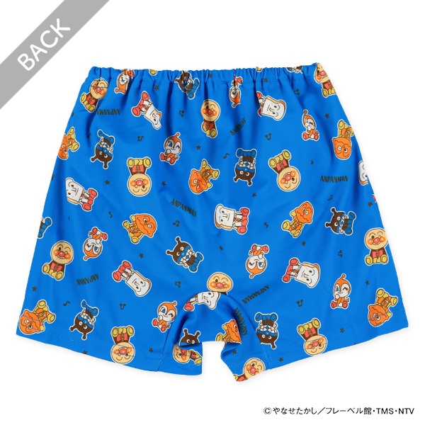 インナーパンツ一体型水遊び用ベビーパンツ（トランクスタイプ・アンパンマン）