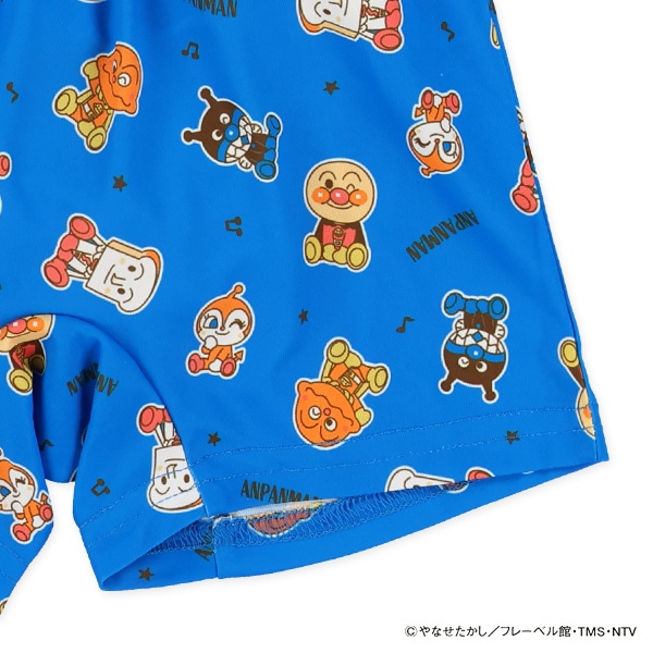 インナーパンツ一体型水遊び用ベビーパンツ（トランクスタイプ・アンパンマン）