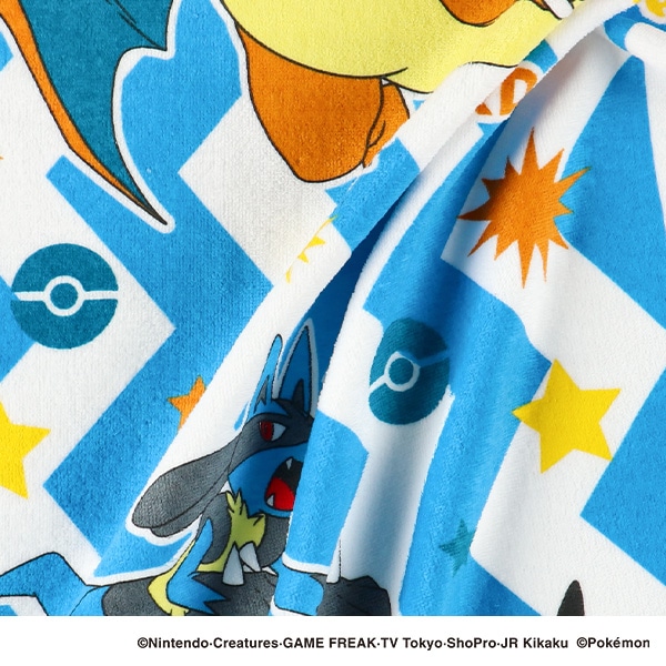 コンパクト長方形バスタオル（ポケモン）