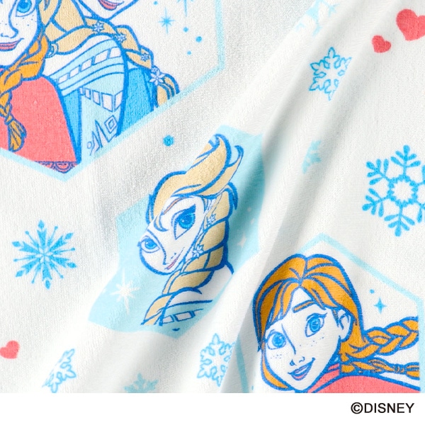コンパクト長方形バスタオル（アナと雪の女王）