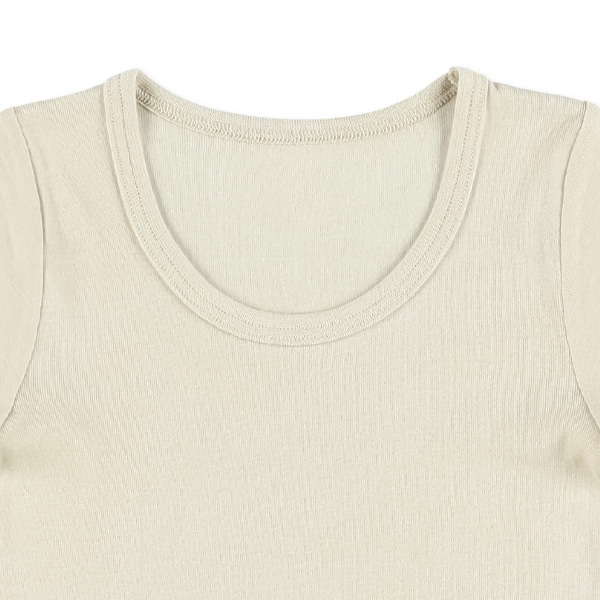 DRYWRAP）4枚組半袖シャツ肌着（サックス・ミント無地）