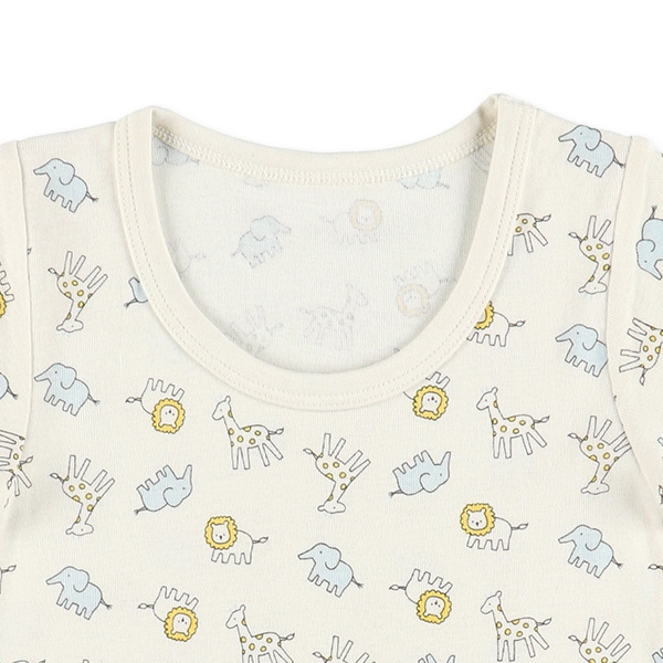 3枚組半袖シャツ肌着（アニマル・星）