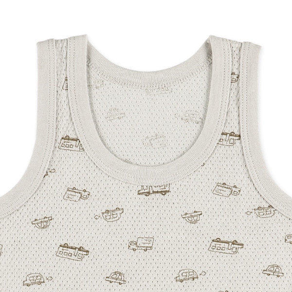 3枚組メッシュランニング肌着（はたらくくるま）