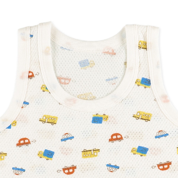 3枚組メッシュランニング肌着（はたらくくるま）