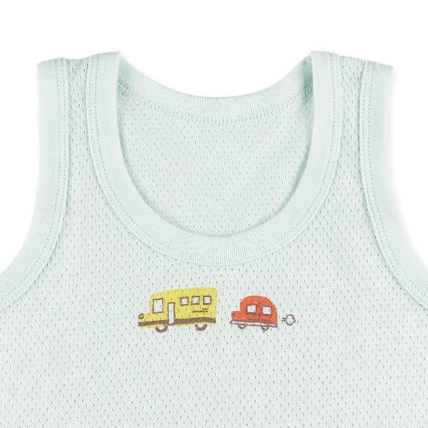 3枚組メッシュランニング肌着（はたらくくるま）