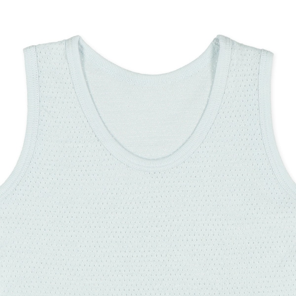 4枚組メッシュランニング肌着（サンド・グリーン・サックス・イエロー）