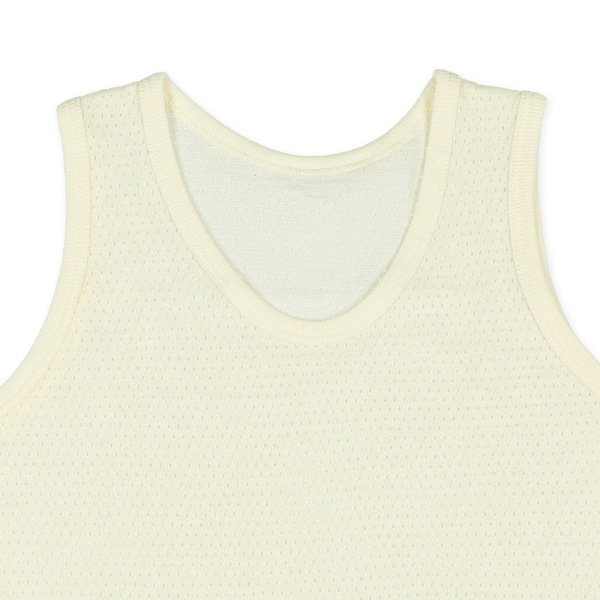 4枚組メッシュランニング肌着（サンド・グリーン・サックス・イエロー）