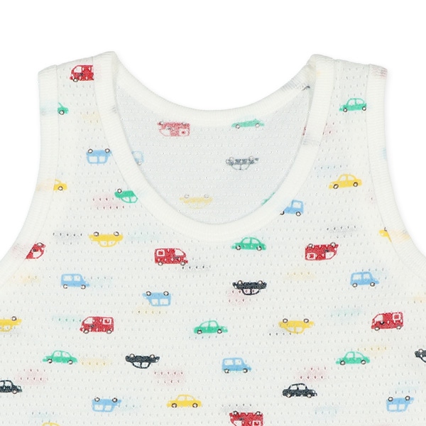 3枚組メッシュランニング肌着（はたらくくるま・ピスネーム）