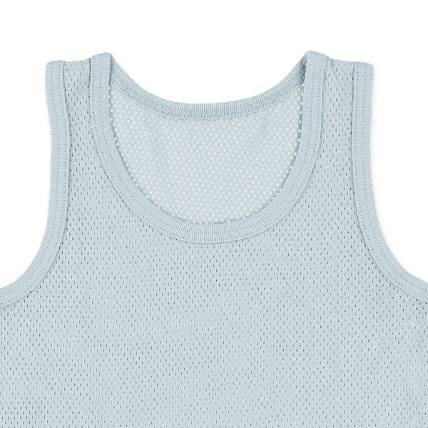 4枚組メッシュランニング肌着（モノトーン無地・ブルー系無地）