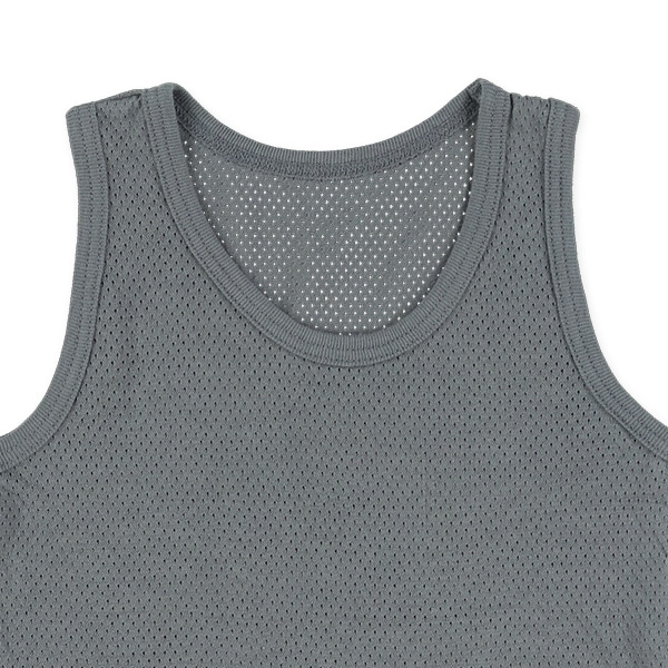 4枚組メッシュランニング肌着（モノトーン無地・ブルー系無地）