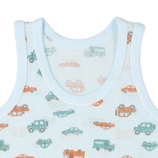 3枚組メッシュランニング肌着（くるま）