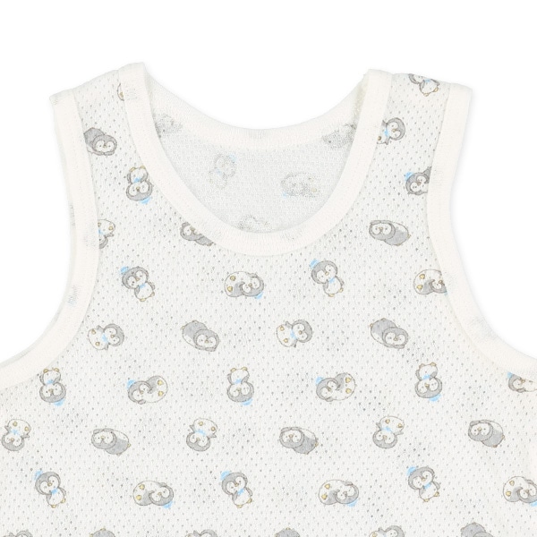 DRYWRAP）4枚組メッシュランニング肌着（アニマル・ピスネーム）