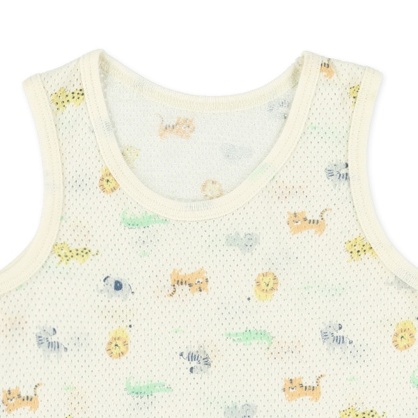 DRYWRAP）4枚組メッシュランニング肌着（アニマル・ピスネーム）