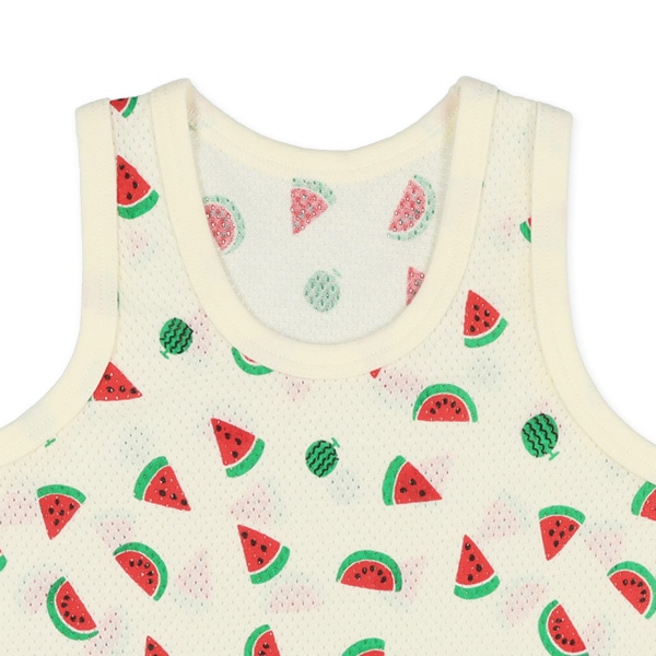 3枚組メッシュランニング肌着（スイカ・バナナ・キウイ）