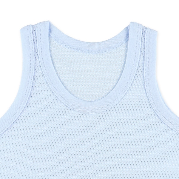 DRYWRAP）4枚組メッシュランニング肌着（モノトーン・ブルー・ホワイト無地）