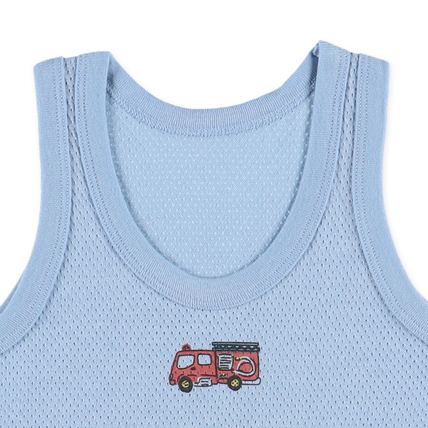 3枚組メッシュランニング肌着（はたらくくるま）