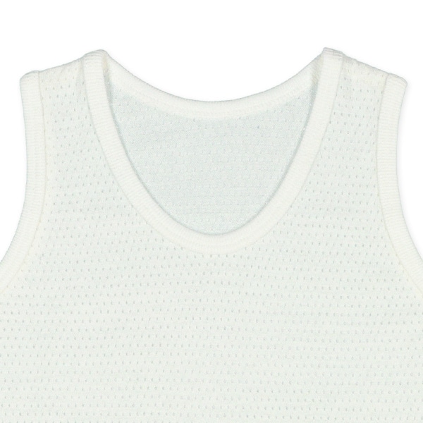 4枚組メッシュランニング肌着（ホワイト・サックス・グレー・ネイビー）