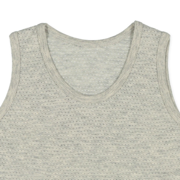 4枚組メッシュランニング肌着（ホワイト・サックス・グレー・ネイビー）