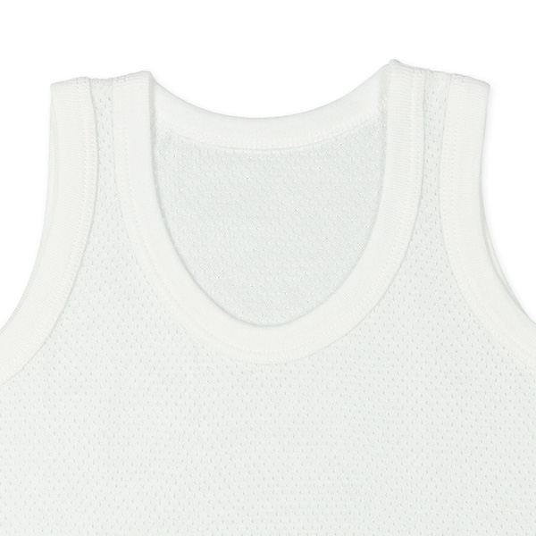 DRYWRAP）4枚組メッシュランニング肌着（グレー・ホワイト・ブルー系無地）