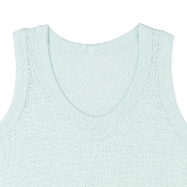 DRYWRAP）4枚組メッシュランニング肌着（グレー・ホワイト・ブルー系無地）