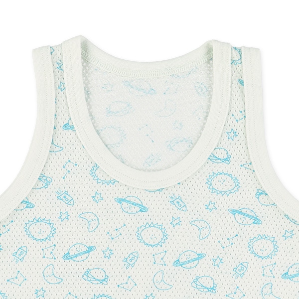 3枚組メッシュランニング肌着（くるま・海の生き物・宇宙）