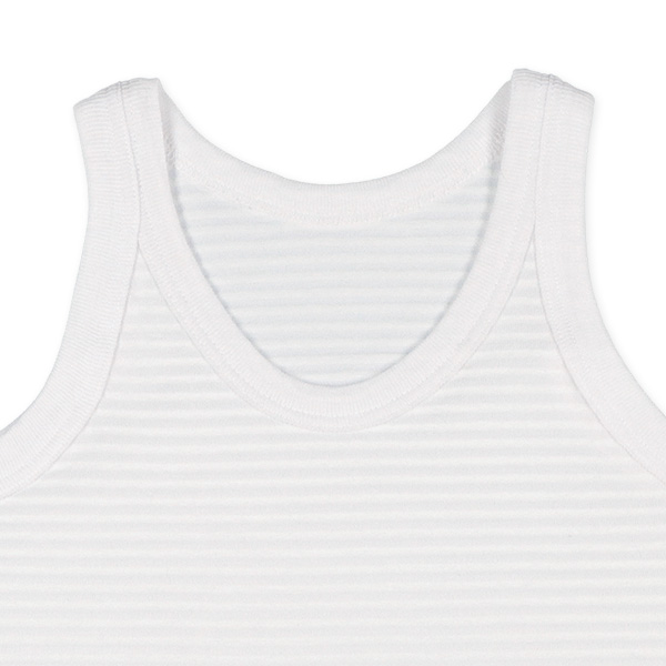 DRYWRAP）4枚組ランニング肌着（異番手・カラー無地）