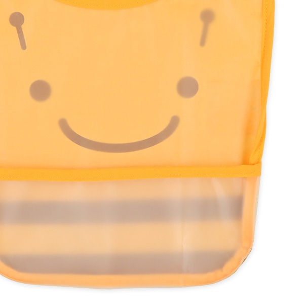 3枚組袖なし食事用エプロン（はち・てんとう虫・カエル）
