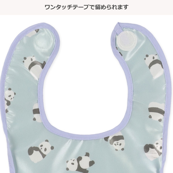 4枚組丈短め袖なし食事用エプロン（アニマル）