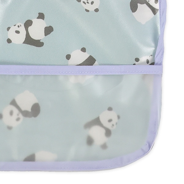 4枚組丈短め袖なし食事用エプロン（アニマル）