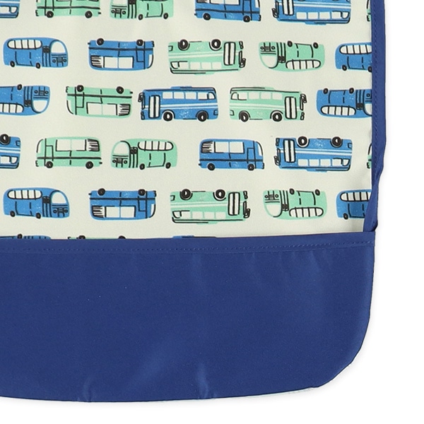 3枚組袖なし食事用エプロン（はたらくくるま）