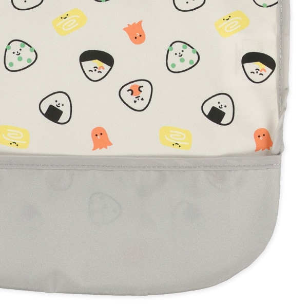 3枚組袖なし食事用エプロン（お寿司）