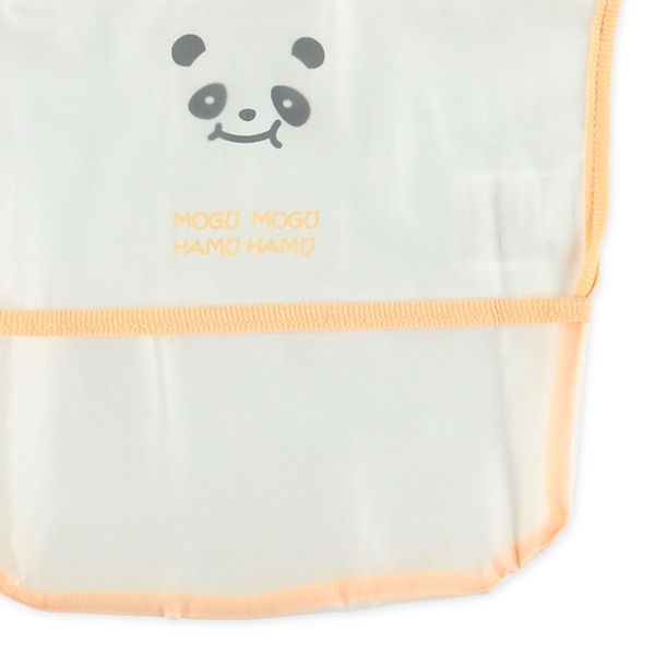 3枚組袖なし食事用エプロン（アニマルフェイス）