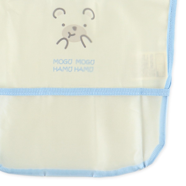 3枚組袖なし食事用エプロン（アニマルフェイス）