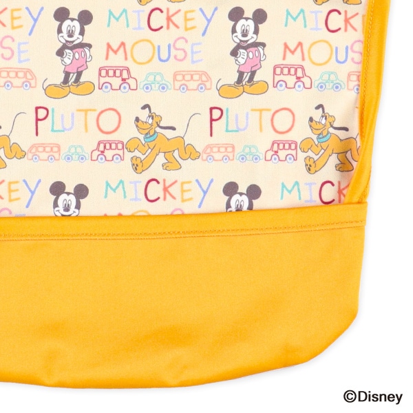 3枚組袖なし食事用エプロン（ミッキーマウス）