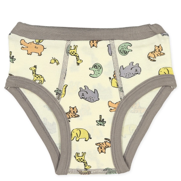 5枚組前とじブリーフ（おばけ・恐竜・アニマル・くるま）