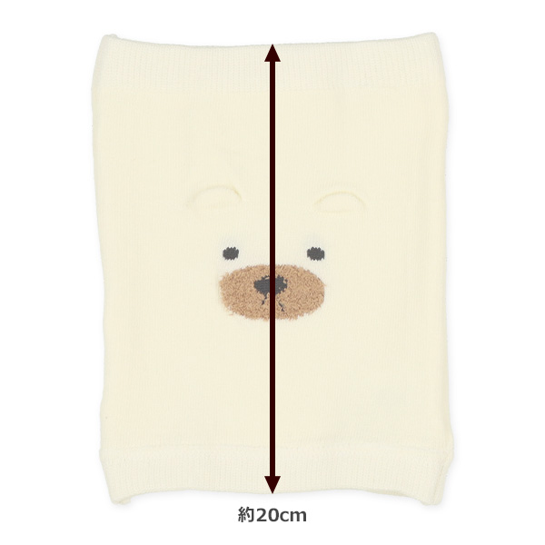 2枚組腹巻き（耳付きくま）