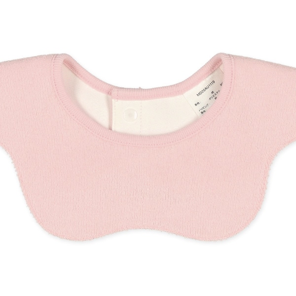 3枚組よだれを通さないくるくるスタイ（花型・無地）