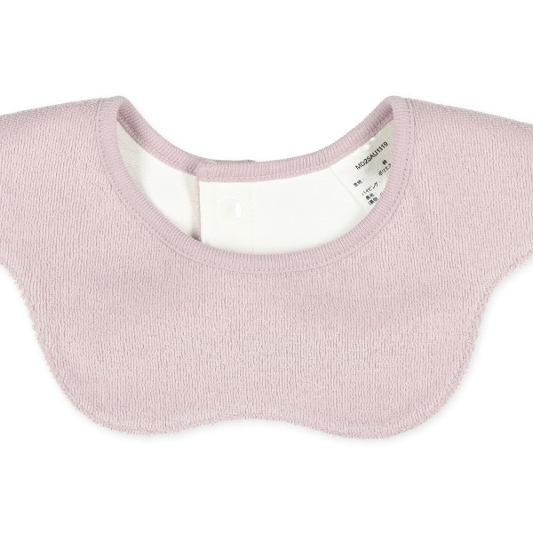 3枚組よだれを通さないくるくるスタイ（花型・無地）