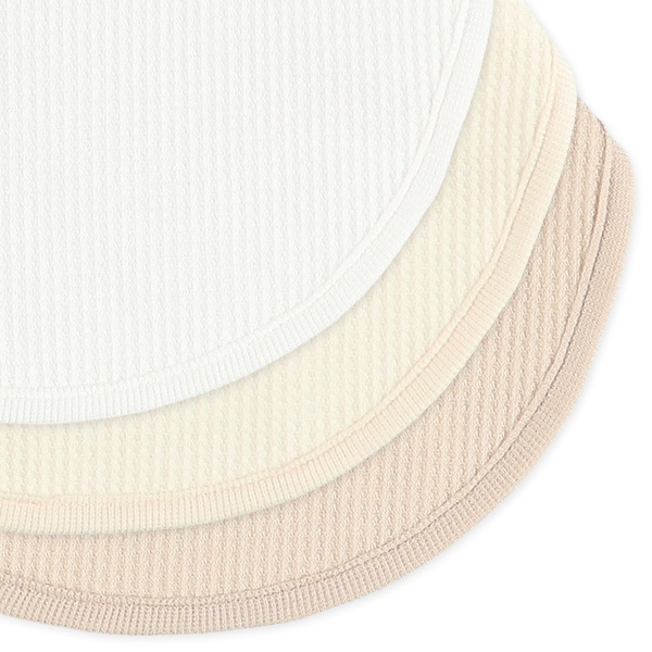 7枚組よだれを通さないワッフルスタイ（無地）