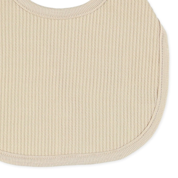 4枚組よだれを通さないワッフルスタイ（ベージュ・ミント）