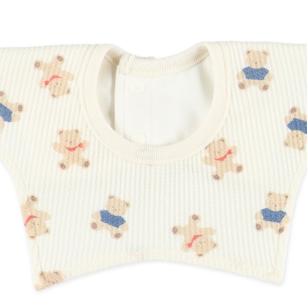 3枚組くるくるワッフルスタイ（くま・ドット・星）