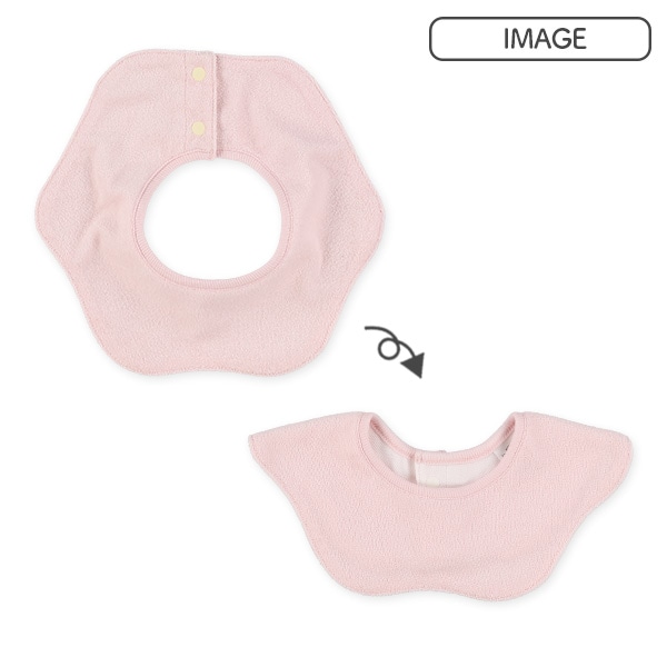 3枚組くるくるスタイ（花型・無地）