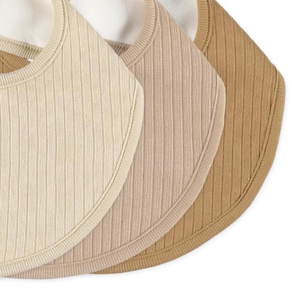 7枚組よだれを通さないスタイ（くすみカラー）